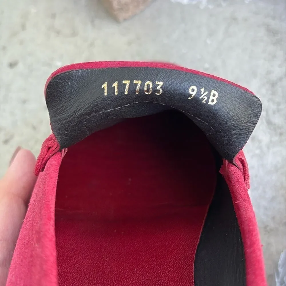 Gucci suede driving shoes